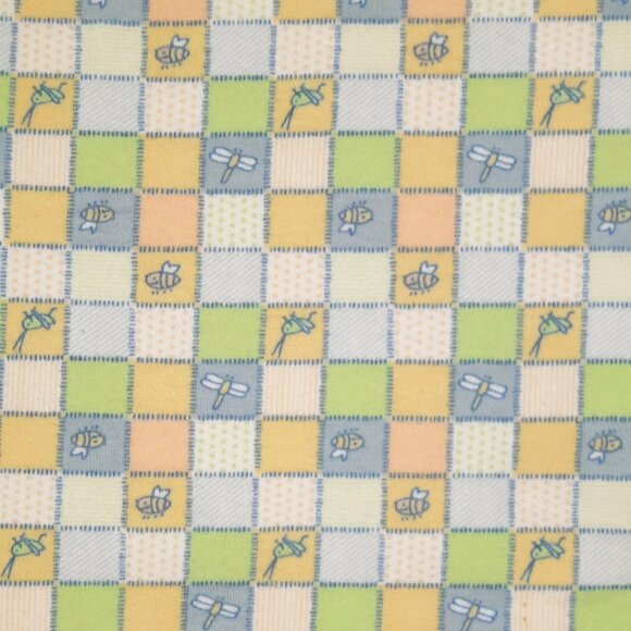 Vintage Gymboree Bee Grasshopper Dragonfly Lovey Security Blanket HTF 34" X 31" - Picture 2 of 10